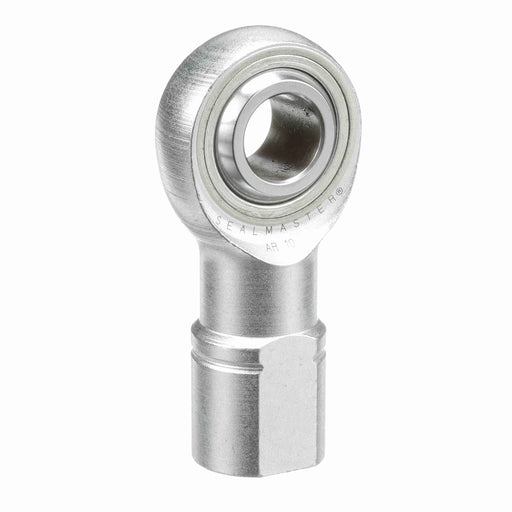 Rod Ends Precision Series Rod Ends 0.6250" ID Female Thread 5/8"-18 Thread Right Hand Thread Steel Body Corrosion Resistant Plated Body Heat Treated Body Chrome Plated 52100 Steel Ball 