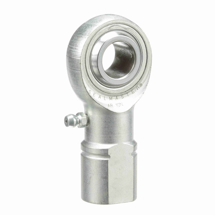 Rod Ends Precision Series Rod Ends 0.6250" ID Female Thread 5/8"-18 Thread Right Hand Thread Steel Body Corrosion Resistant Plated Body Heat Treated Body Chrome Plated 52100 Steel Ball Grease Fitting