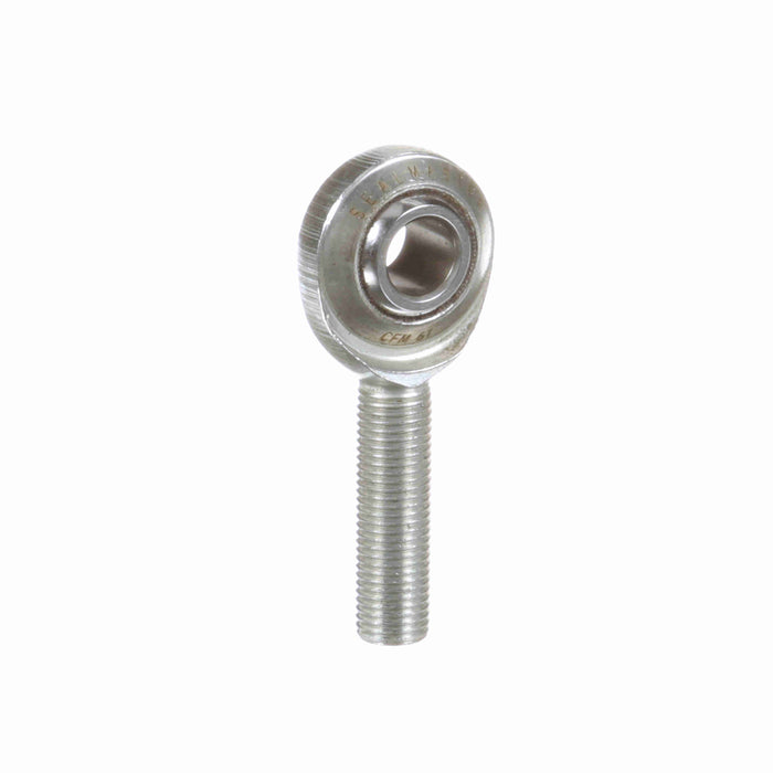 Rod Ends Commercial/Industrial Rod Ends 0.3750" ID Male Thread 3/8"-24 Thread Right Hand Thread Steel Body Corrosion Resistant Plated Body Heat Treated Body Chrome Plated 52100 Steel Ball PTFE Liner