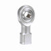 Rod Ends Precision Series Rod Ends 0.3750" ID Female Thread 3/8"-24 Thread Left Hand Thread Steel Body Corrosion Resistant Plated Body Heat Treated Body Chrome Plated 52100 Steel Ball 