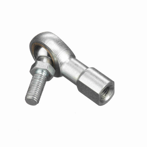 Rod Ends Commercial/Industrial Rod Ends 3/8"-24 X 1.562" Stud Stud Female Thread 3/8"-24 Thread Left Hand Thread Steel Body Corrosion Resistant Plated Body Heat Treated Body Chrome Plated 52100 Steel Ball 