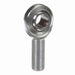 Rod Ends Commercial/Industrial Rod Ends 0.7500" ID Male Thread 3/4"-16 Thread Left Hand Thread Steel Body Corrosion Resistant Plated Body Heat Treated Body Chrome Plated 52100 Steel Ball PTFE Liner