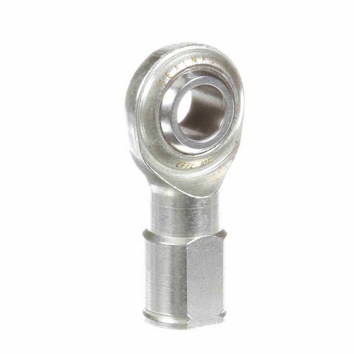 Rod Ends Commercial/Industrial Rod Ends 0.6250" ID Female Thread 5/8"-18 Thread Left Hand Thread Steel Body Corrosion Resistant Plated Body Heat Treated Body Chrome Plated 52100 Steel Ball PTFE Liner