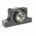 Sealmaster RPB 500-4 Mounted Tapered Roller Beearings, Black Oxide Bearing, 4 Bolt Pillow Block Bearings, 5" Diameter, Cast Iron Housing, Two Set Screw Lock Collars, Felt Labyrinth Seal, 