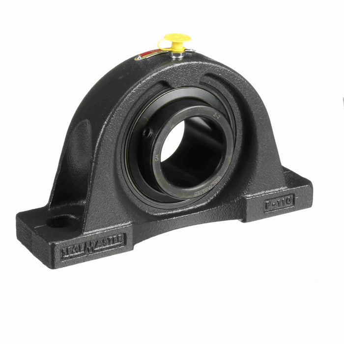 Sealmaster NP-32 HI Mounted Ball Bearings, Black Oxide Bearing, Pillow Block Bearings, 2" Diameter, Cast Iron Housing, Set Screw Locking, Nomex Seal, High Performance, High Temperature Seal, High Temperature Grease, Krytox 226 Grease, Wide Inner Race