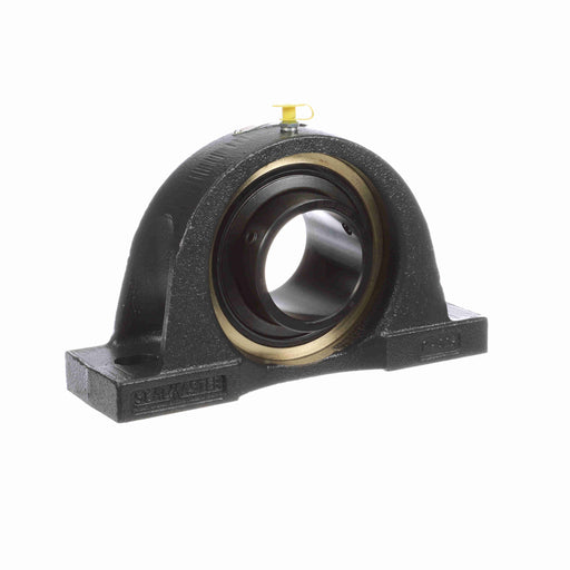 Sealmaster ENP-39 HTA Mounted Ball Bearings, Black Oxide Bearing, Pillow Block Bearings, 2-7/16" Diameter, Cast Iron Housing, Set Screw Locking, Nomex Seal, Wide Inner Race