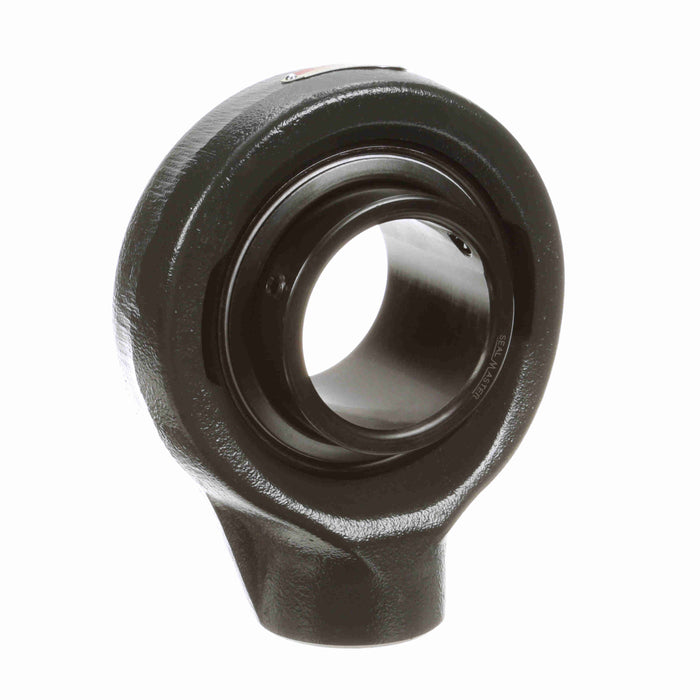 Sealmaster SCHB-39 Mounted Ball Bearings, Black Oxide Bearing, Hanger Bearings, 2-7/16" Diameter, Cast Iron Housing, Set Screw Locking, Felt Labyrinth Seal, Wide Inner Race