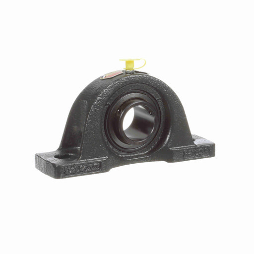 Sealmaster NPL-20R HI Mounted Ball Bearings, Black Oxide Bearing, Pillow Block Bearings, 1-1/4" Diameter, Cast Iron Housing, Set Screw Locking, Nomex Seal, High Performance, High Temperature Seal, High Temperature Grease, Krytox 226 Grease, Wide Inner Race