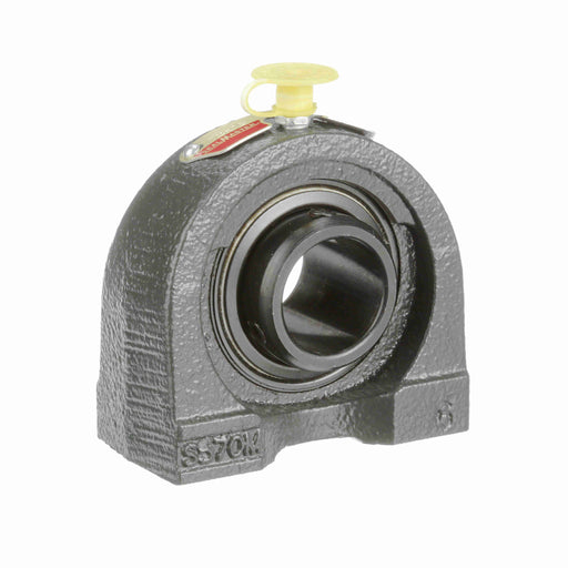 Sealmaster TB-28 HI Mounted Ball Bearings, Black Oxide Bearing, Tapped Base Pillow Block Bearings, 1-3/4" Diameter, Cast Iron Housing, Set Screw Locking, Nomex Seal, High Performance, High Temperature Seal, High Temperature Grease, Krytox 226 Grease, Wide Inner Race