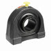 Sealmaster TB-23 HT Mounted Ball Bearings, Black Oxide Bearing, Tapped Base Pillow Block Bearings, 1-7/16" Diameter, Cast Iron Housing, Set Screw Locking, Nomex Seal, High Temperature Seal, High Temperature Grease, Wide Inner Race