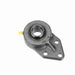 Sealmaster FB-15 Mounted Ball Bearings, Black Oxide Bearing, 3 Bolt Flange Bracket Bearings, 15/16" Diameter, Cast Iron Housing, Set Screw Locking, Felt Labyrinth Seal, Wide Inner Race