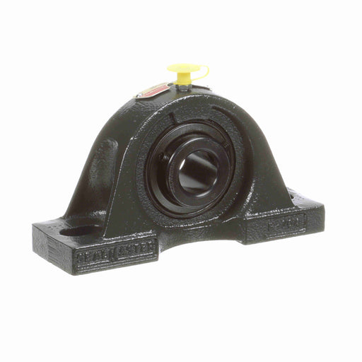 Sealmaster MP-15 Mounted Ball Bearings, Black Oxide Bearing, Pillow Block Bearings, 15/16" Diameter, Cast Iron Housing, Set Screw Locking, Felt Labyrinth Seal, Wide Inner Race