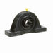 Sealmaster MP-22 Mounted Ball Bearings, Black Oxide Bearing, Pillow Block Bearings, 1-3/8" Diameter, Cast Iron Housing, Set Screw Locking, Felt Labyrinth Seal, Wide Inner Race