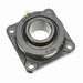 Sealmaster MSF-47 HT Mounted Ball Bearings, Black Oxide Bearing, 4 Bolt Flange Bearings, 2-15/16" Diameter, Cast Iron Housing, Set Screw Locking, Nomex Seal, High Temperature Seal, High Temperature Grease, Wide Inner Race