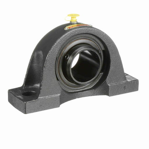 Sealmaster NPD-31 Mounted Ball Bearings, Black Oxide Bearing, Pillow Block Bearings, 1-15/16" Diameter, Cast Iron Housing, Double Set Screw Locking, Felt Labyrinth Seal, Wide Inner Race