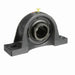 Sealmaster MSPD-31 Mounted Ball Bearings, Black Oxide Bearing, Pillow Block Bearings, 1-15/16" Diameter, Cast Iron Housing, Double Set Screw Locking, Felt Labyrinth Seal, Wide Inner Race