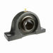 Sealmaster MPD-39 HTA Mounted Ball Bearings, Black Oxide Bearing, Pillow Block Bearings, 2-7/16" Diameter, Cast Iron Housing, Double Set Screw Locking, Felt Labyrinth Seal, High Temperature,  Air Handling Housing Fit, Wide Inner Race