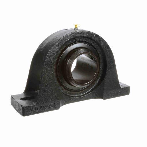 Sealmaster MPD-63 Mounted Ball Bearings, Black Oxide Bearing, Pillow Block Bearings, 3-15/16" Diameter, Cast Iron Housing, Double Set Screw Locking, Felt Labyrinth Seal, Wide Inner Race