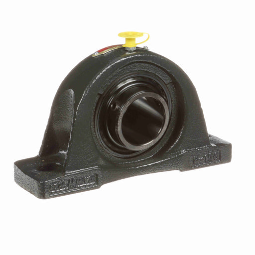 Sealmaster NPD-23C Mounted Ball Bearings, Black Oxide Bearing, Pillow Block Bearings, 1-7/16" Diameter, Cast Iron Housing, Double Set Screw Locking, Contact Seal, Wide Inner Race