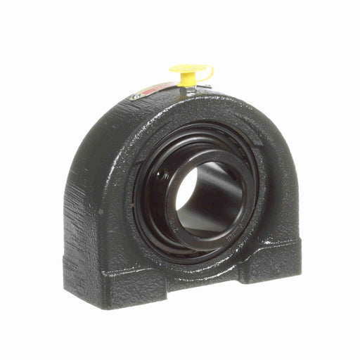 Sealmaster TB-24C RM Mounted Ball Bearings, Black Oxide Bearing, Tapped Base Pillow Block Bearings, 1-1/2" Diameter, Cast Iron Housing, Set Screw Locking, Contact Seal, Reduced Maintenance - Lubed for Life, Wide Inner Race