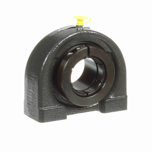 Sealmaster TB-209TMC Mounted Ball Bearings, Black Oxide Bearing, Tapped Base Pillow Block Bearings, 45mm Diameter, Cast Iron Housing, Concentric Locking, Contact Seal, Wide Inner Race