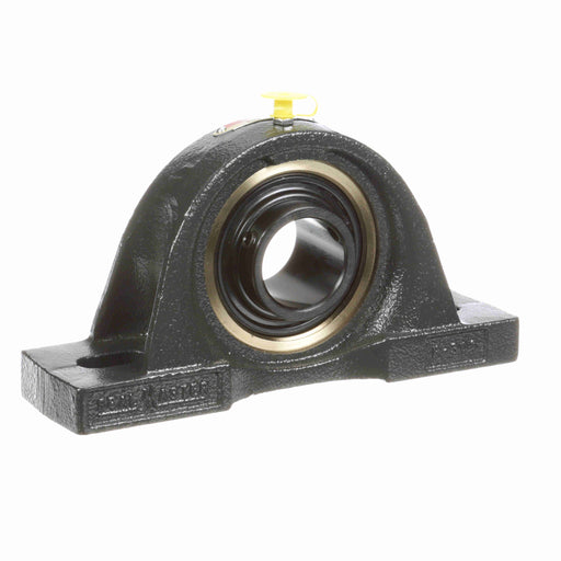 Sealmaster EMP-23C Mounted Ball Bearings, Black Oxide Bearing, Pillow Block Bearings, 1-7/16" Diameter, Cast Iron Housing, Set Screw Locking, Single Lip Contact Seal, Wide Inner Race