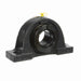 Sealmaster NP-28T HI Mounted Ball Bearings, Black Oxide Bearing, Pillow Block Bearings, 1-3/4" Diameter, Cast Iron Housing, Concentric Locking, Nomex Seal, High Performance, High Temperature Seal, High Temperature Grease, Krytox 226 Grease, Wide Inner Race