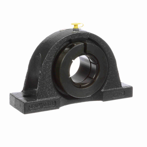 Sealmaster NP-36TC CXU Mounted Ball Bearings, Black Oxide Bearing, Pillow Block Bearings, 2-1/4" Diameter, Cast Iron Housing, Concentric Locking, Contact Seal, Air Handling Housing Fit, Wide Inner Race