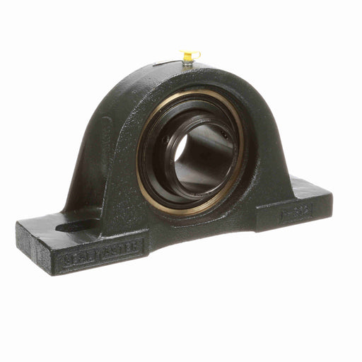 Sealmaster EMPD-43 HTA Mounted Ball Bearings, Black Oxide Bearing, Pillow Block Bearings, 2-11/16" Diameter, Cast Iron Housing, Double Set Screw Locking, Nomex Seal, Wide Inner Race