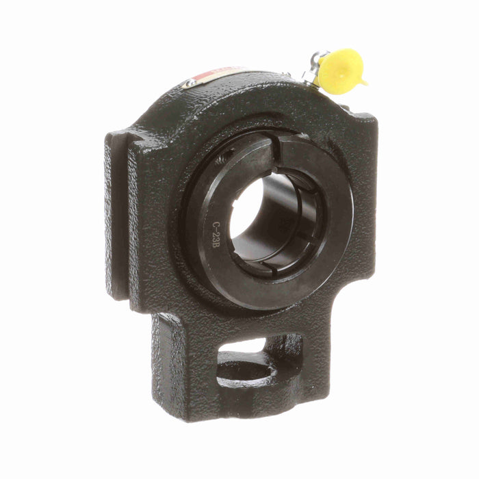 Sealmaster ST-23T Mounted Ball Bearings, Black Oxide Bearing, Take Up Bearings, 1-7/16" Diameter, Cast Iron Housing, Concentric Locking, Felt Labyrinth Seal, Wide Inner Race