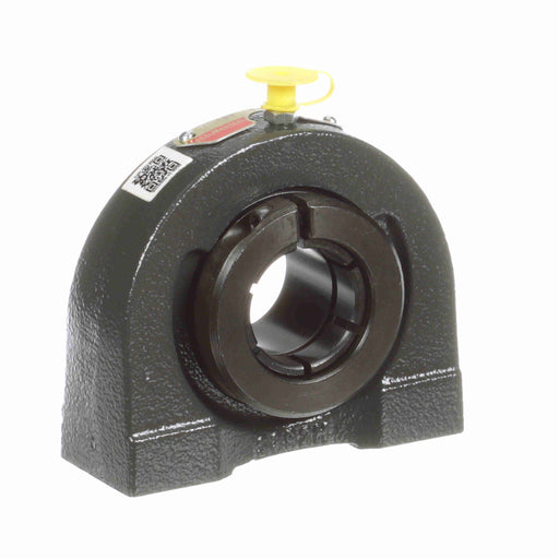 Sealmaster TB-19T Mounted Ball Bearings, Black Oxide Bearing, Tapped Base Pillow Block Bearings, 1-3/16" Diameter, Cast Iron Housing, Concentric Locking, Felt Labyrinth Seal, Wide Inner Race