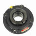 Sealmaster MFC-32T Mounted Ball Bearings, Black Oxide Bearing, 4 Bolt Piloted Flange Bearings, 2" Diameter, Cast Iron Housing, Concentric Locking, Felt Labyrinth Seal, Wide Inner Race