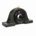 Sealmaster MP-27T Mounted Ball Bearings, Black Oxide Bearing, Pillow Block Bearings, 1-11/16" Diameter, Cast Iron Housing, Concentric Locking, Felt Labyrinth Seal, Wide Inner Race