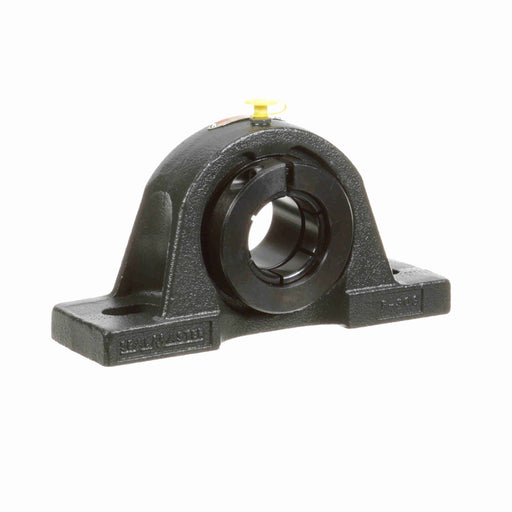 Sealmaster MP-28T Mounted Ball Bearings, Black Oxide Bearing, Pillow Block Bearings, 1-3/4" Diameter, Cast Iron Housing, Concentric Locking, Felt Labyrinth Seal, Wide Inner Race