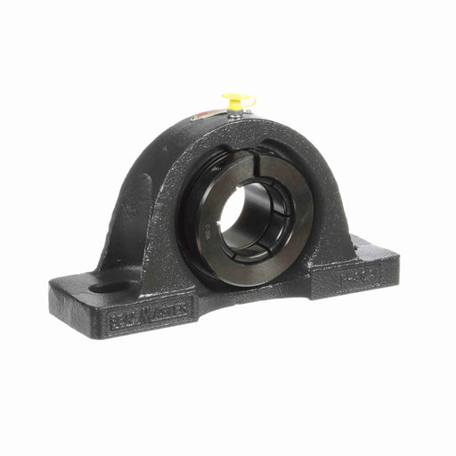 Sealmaster MP-31T Mounted Ball Bearings, Black Oxide Bearing, Pillow Block Bearings, 1-15/16" Diameter, Cast Iron Housing, Concentric Locking, Felt Labyrinth Seal, Wide Inner Race