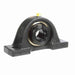 Sealmaster EMP-24T HT Mounted Ball Bearings, Black Oxide Bearing, Pillow Block Bearings, 1-1/2" Diameter, Cast Iron Housing, Concentric Locking, Nomex Seal, High Temperature Seal, High Temperature Grease, Wide Inner Race