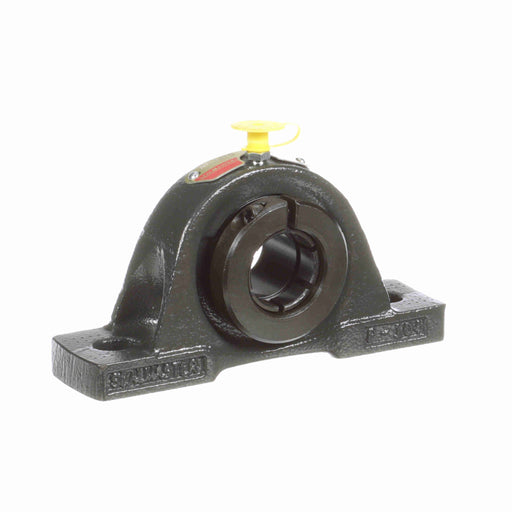 Sealmaster NP-12TC Mounted Ball Bearings, Black Oxide Bearing, Pillow Block Bearings, 3/4" Diameter, Cast Iron Housing, Concentric Locking, Contact Seal, Wide Inner Race