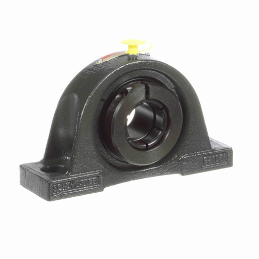 Sealmaster NP-20TC Mounted Ball Bearings, Black Oxide Bearing, Pillow Block Bearings, 1-1/4" Diameter, Cast Iron Housing, Concentric Locking, Contact Seal, Wide Inner Race