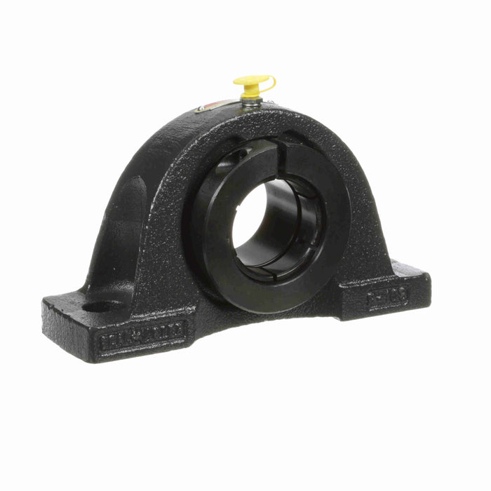 Sealmaster NP-39TC CXU Mounted Ball Bearings, Black Oxide Bearing, Pillow Block Bearings, 2-7/16" Diameter, Cast Iron Housing, Concentric Locking, Contact Seal, Air Handling Housing Fit, Wide Inner Race