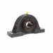 Sealmaster MP-23TC Mounted Ball Bearings, Black Oxide Bearing, Pillow Block Bearings, 1-7/16" Diameter, Cast Iron Housing, Concentric Locking, Contact Seal, Wide Inner Race