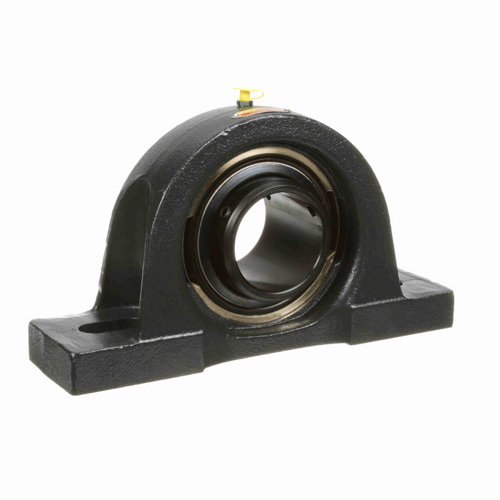 Sealmaster EMPD-47 MA Mounted Ball Bearings, Black Oxide Bearing, Pillow Block Bearings, 2-15/16" Diameter, Cast Iron Housing, Double Set Screw Locking, Felt Labyrinth Seal, Wide Inner Race