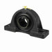 Sealmaster MPD-31 CXU Mounted Ball Bearings, Black Oxide Bearing, Pillow Block Bearings, 1-15/16" Diameter, Cast Iron Housing, Double Set Screw Locking, Felt Labyrinth Seal, Air Handling Housing Fit, Wide Inner Race