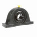 Sealmaster NPL-207 Mounted Ball Bearings, Black Oxide Bearing, Pillow Block Bearings, 35mm Diameter, Cast Iron Housing, Set Screw Locking, Felt Labyrinth Seal, Wide Inner Race