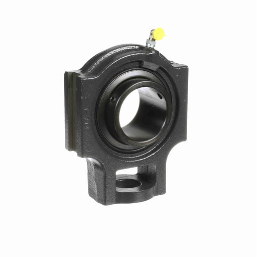 Sealmaster ST-216 Mounted Ball Bearings, Black Oxide Bearing, Take Up Bearings, 80mm Diameter, Cast Iron Housing, Set Screw Locking, Felt Labyrinth Seal, Wide Inner Race