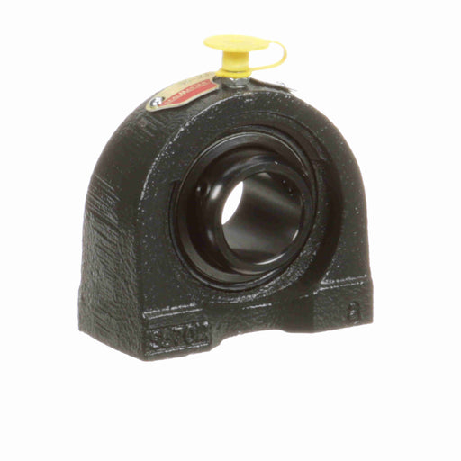 Sealmaster TB-205 Mounted Ball Bearings, Black Oxide Bearing, Tapped Base Pillow Block Bearings, 25mm Diameter, Cast Iron Housing, Set Screw Locking, Felt Labyrinth Seal, Wide Inner Race