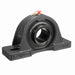 Sealmaster MP-23 HTC Mounted Ball Bearings, Black Oxide Bearing, Pillow Block Bearings, 1-7/16" Diameter, Cast Iron Housing, Set Screw Locking, Contact Seal, High Temperature Seal, High Temperature Grease, Wide Inner Race