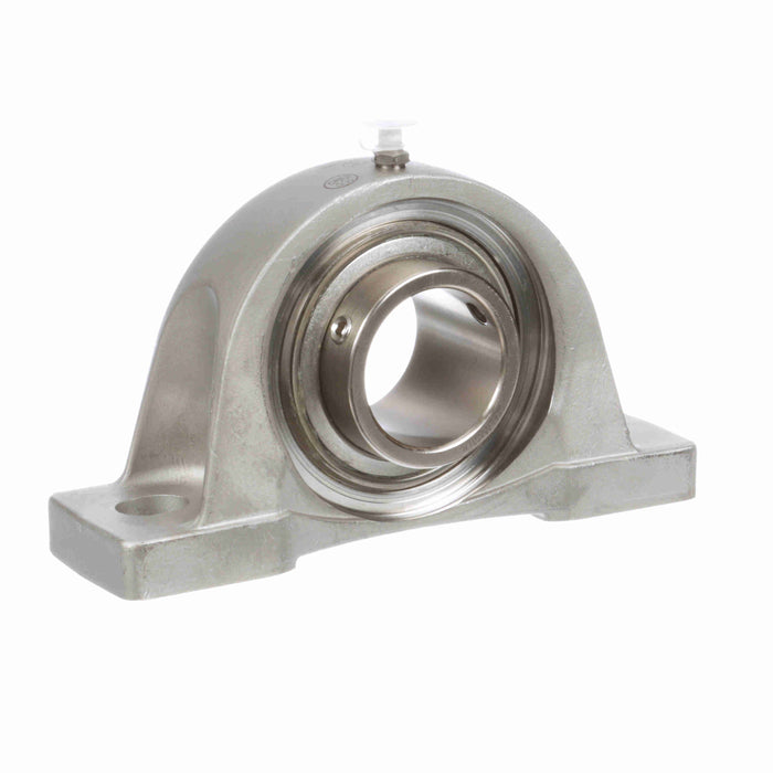 Sealmaster CRPS-PN31 Mounted Ball Bearings, Phosphorous Nickel Coated Bearing, Pillow Block Bearings, 1-15/16" Diameter, Stainless Steel Housing, Set Screw Locking, High Performance Seal (HPS), Wide Inner Race