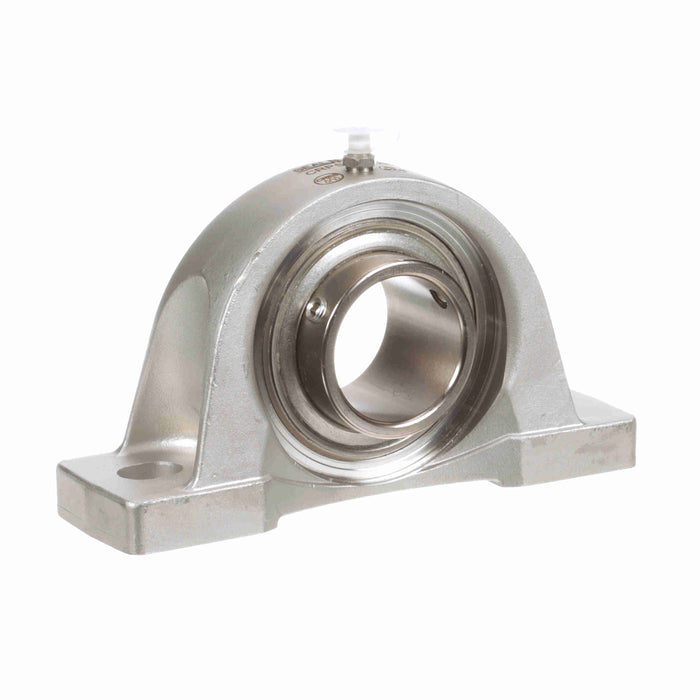 Sealmaster CRPS-PN32R RMW Mounted Ball Bearings, Phosphorous Nickel Coated Bearing, Pillow Block Bearings, 2" Diameter, Stainless Steel Housing, Set Screw Locking, High Performance Seal (HPS), Reduced Maintenance - Lubed for Life, Wide Inner Race