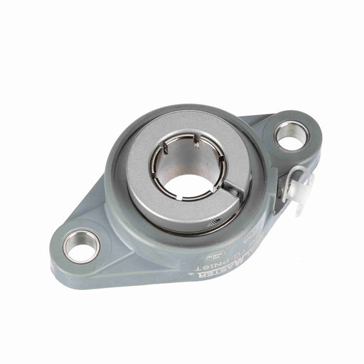 Sealmaster CRFTC-PN16T Mounted Ball Bearings, Phosphorous Nickel Coated Bearing, 2 Bolt Flange Bearings, 1" Diameter, Thermoplastic Housing,  Concentric Locking, High Performance Seal (HPS), Wide Inner Race