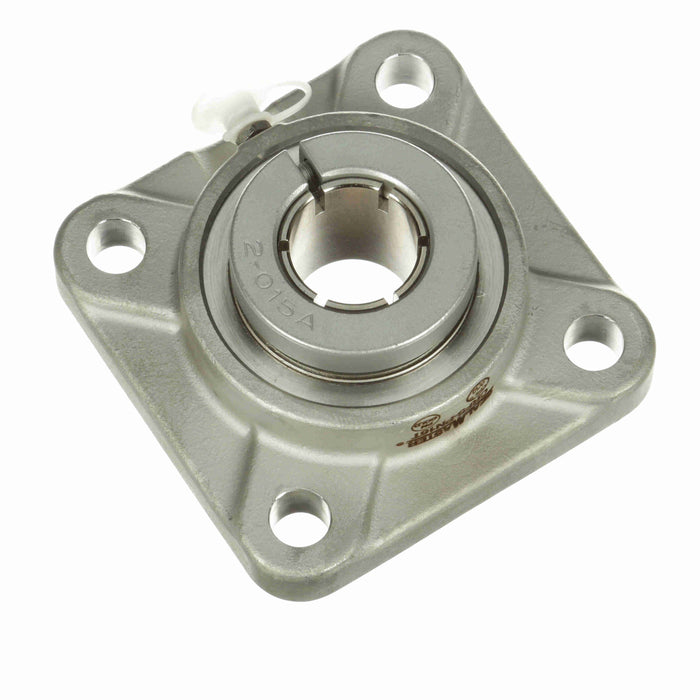 Sealmaster CRFS-PN16T RMW Mounted Ball Bearings, Phosphorous Nickel Coated Bearing, 4 Bolt Flange Bearings, 1" Diameter, Stainless Steel Housing, Concentric Locking, High Performance Seal (HPS), Reduced Maintenance - Lubed for Life, Wide Inner Race